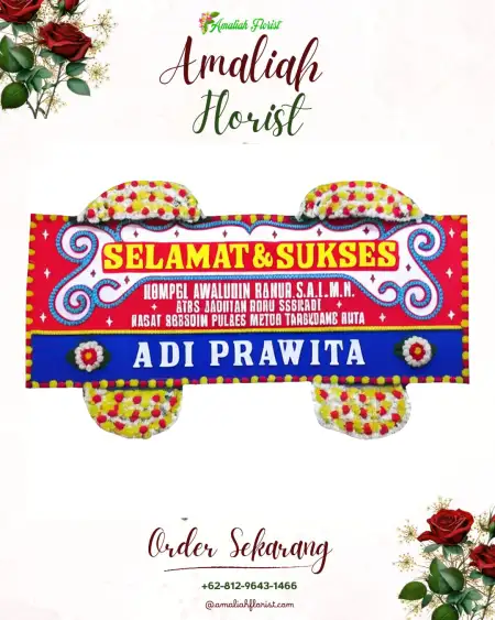 Papan Bunga Ucapan Selamat Gumuk